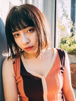 ポイントファイブバイソレイユ 藤沢店(.5 by SOLEIL)&nbsp;インナーカラーのパッツンボブ