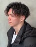 【人気No.2】メンズカット＋波巻きパーマ　￥10,480【90分】