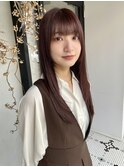 《Direct》ロングレイヤー×ピンクブラウン