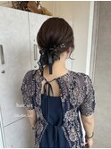 結婚式お呼ばれヘア