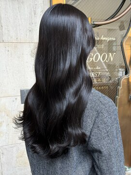 ラグーン 原宿 表参道(LAGOON) 【LAGOON】暗くするなら可愛く暗く!暗髪透け感ビターグレー