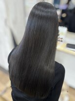 スカイ(SKY)&nbsp;髪質改善縮毛矯正韓国風レイヤーカットダブルカラーベージュ