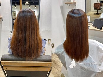 マリポーサ バイ クラウン(mariposa by crown)の写真/【玉造/講師在籍】リピーター多数の髪質改善★傷む前に傷ませない「予防美容」で圧倒的な美髪をお届け！