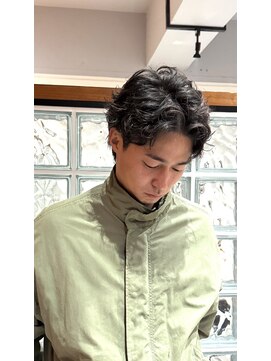 アイダブリューティー ヘア デザイン(IWT hair design) メンズスパイラルグランジパーマ【大名/パーマ/メンズカット】