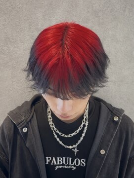 コト 福井大和田店(coto) 福井/ウルフ/ハイトーンカラー/デザインカラー/レッド/