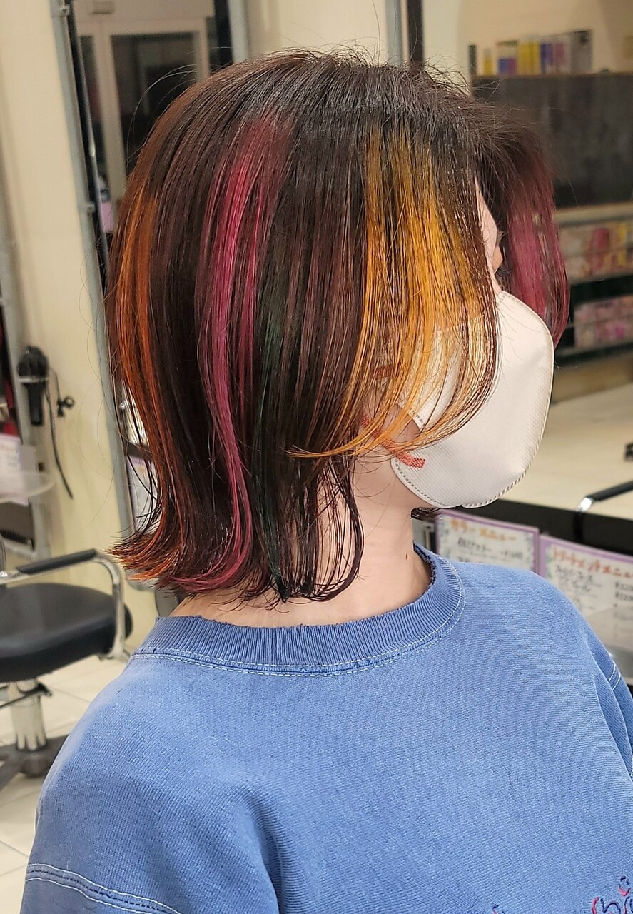 2025年夏】ハイライト ピンクの髪型・ヘアアレンジ｜人気順｜9