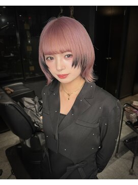 バトー(bAteAu) ハイトーンカラー/デザインカラー/ウルフカット