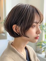 レヴ 草加店(LEV.)&nbsp;イメチェン　外ハネ　ボブ　美髪　ワイドバング　ブルーブラック