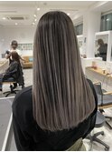 ハイライトバレイヤージュダブルカラーケアブリーチ20代30代40代