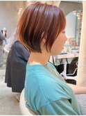 □イメチェン外ハネボブ美髪ワイドバングレイヤーショート錦糸町