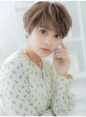 透明感オリーブグレージュ小顔ウルフカットc6越谷20代30代40代