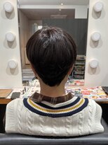 アミックス Hair&Make Amix KOKUSAIHOTEL&nbsp;個性的でモードなマッシュショート