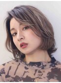 ダブルカラー大人ボブ　　　　　　学芸大学