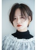 耳かけショートスタイル