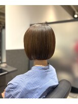 ブロック 日吉店(BLOC)&nbsp;ミニボブ　ベージュブラウン