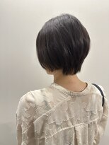 ヘアースタジオ ゼン カロン(Hair studio Zen kalon)&nbsp;エイジングストレート×大人ショートボブ×黒髪20代30代40代50代