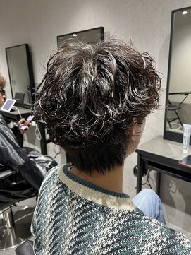 テクト バイアッシュ 吉祥寺店(Tect by Ash) 刈り上げなし無造作波巻きシャドウパーマ