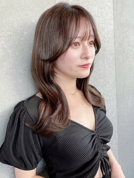 ロンドワン 三宮元町(Lond one) レイヤーカット/ヨシンモリフェイスレイヤー/前髪/後れ毛