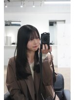 ミヨン 京都烏丸店(miyon)&nbsp;【miyon】韓国レイヤーカット×暗髪カラー×髪質改善