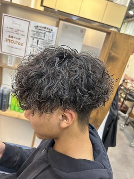 波巻きパーマ/メンズパーマ
