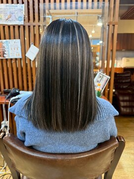 ブリッツ レボ(BLITZ-REVO) 着物ヘア/大人ガーリー/ダークアッシュ/似合わせカット/柏駅