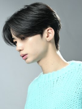 リップスヘアー 銀座(LIPPS hair) センターパート毛流れ