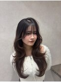 大人ガーリー/ミディアムレイヤーカット/似合わせカット