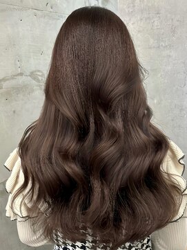 アロ 大阪梅田(alo) 【苗代萌】ブリーチなしでできるチョコレートブラウン