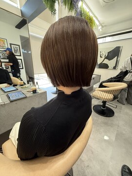 バーチミシマ(BIRCH mishima) 大人綺麗な切りっぱなしボブ☆圧倒的技術の切りっぱなしボブ