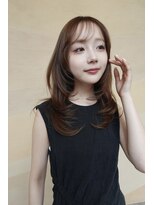 ヒアカアヴェダ 東京ガーデンテラス店(Heaka AVEDA)&nbsp;AVEDA艶カラー×顔まわりレイヤー