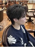 MEN’S/リバースセンターパート/ニュアンスパーマ/三重/四日市
