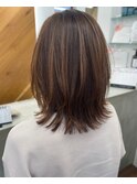 育てる髪色ニュアンスウルフ