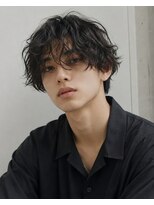 アイトーキョー 名古屋栄(AI TOKYO)&nbsp;ニュアンスパーマ/フェザーパーマ/センターパート/名古屋/栄