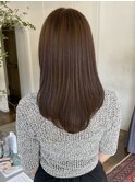 ブリーチなしカラーで叶う夏カラーブラウン透明感美髪