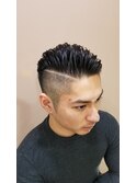 ネオクラシカル分け目ライン オールバック★