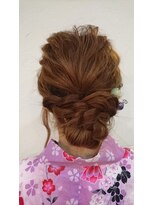 ウィービーパセリ atre川越店(WE BE PARSLEY)&nbsp;気分が上がるオシャレ浴衣アレンジ♪【担当 木村沙織】