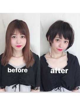 ビューイースト 亀戸 錦糸町(VIEW EAST) 劇的ビフォアーアフター☆ショートで可愛く！