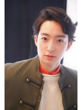 ブーケ(BOUQUET) ワイルドアップバング・ビジネス・くせ毛風パーマ・ツーブロック