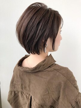 トータルビューティーハウス フラップ ミチ 野田店(total beauty house flap MICHI) 立体感丸みショートボブ