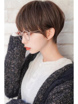 カライング(ing) ★くびレイヤーエモージュシルキーベージュグレージュカラー