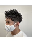 メンズパーマショート