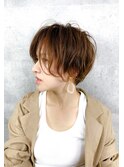 ラフな質感で大人カジュアル×上質ショート