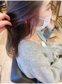 ［OCEANHair&Life水田成美］トレンドピンク☆インナーハイライト