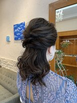 ヘアーアンドメイク エクリ 不動前店(Hair&Make equri)&nbsp;【目黒・不動前】結婚式ヘアアレンジ・ハーフアップ