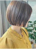 ショートボブ 髪質改善カラー 岐阜