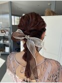 お呼ばれヘアセット