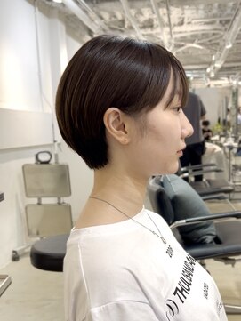 フォト イケブクロ(foto IKEBUKURO) 丸みショートボブ＋似合わせベージュカラー　田尻