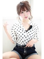 ラフィスヘアー ハブン 川崎店(La fith hair habun)&nbsp;【Lafith】ガーリーミディアムスタイル