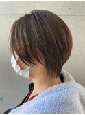 すっきり耳掛けショート♪透明感ヘルシースタイル