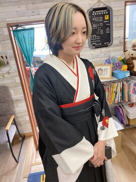 ラッコのおひるね 卒業式袴